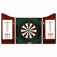 Solid Wood Dart Cabinet Set - Cherry Finish NG1041CH